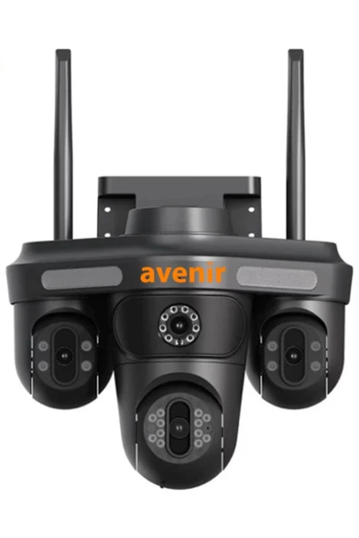 AVENİR S316X 4 Kameralı 10x Zoomlu 16MP 3 PTZ Dönebilen Wifi Sesli Kamera ürün görseli 1