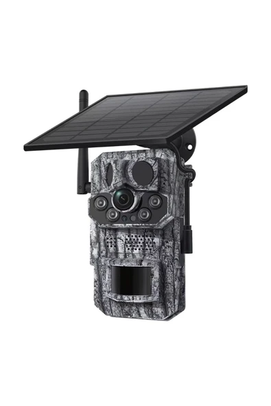 Avenir AV-S443H 3mp 4g Solar Foto Kapan No-Glow Kamuflaj Avcılık Doğal Yaşam Kamerası Sim Kartlı ürün görseli 1