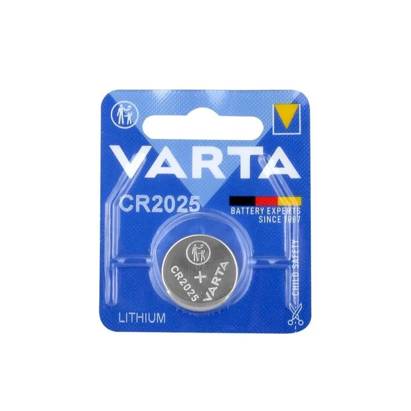 Varta 6025 Lithium CR2025 Pil 1li ürün görseli 1
