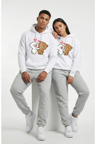 Nevermind Unisex Oversize Hoodie Kalpli Figür Baskılı ürün görseli 1