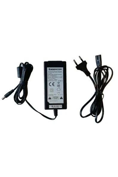 Smart SAGEMCOM 12V 5A (60W) PLASTİK A KALİTE ADAPTÖR ürün görseli 1