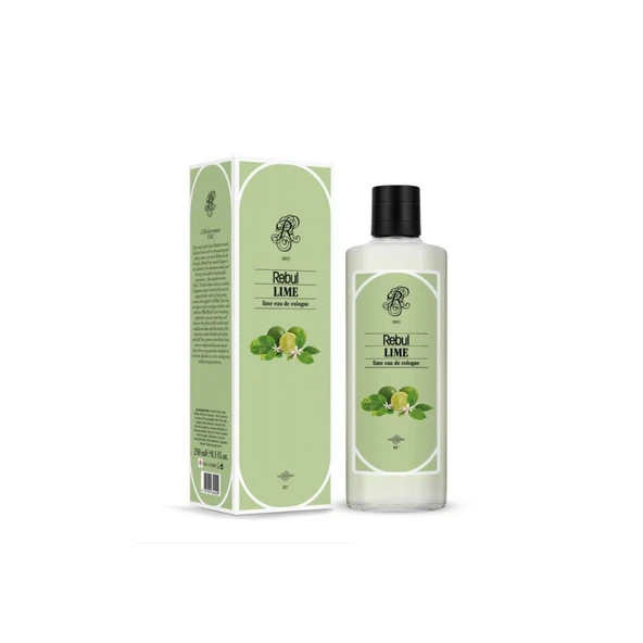 Rebul Lime EDC Kolonya 250 ml Cam Şişe ürün görseli 1