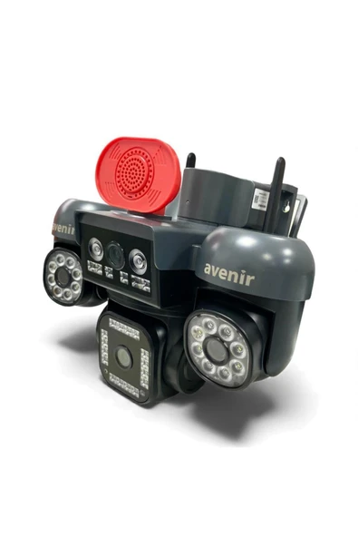 PTTAVM: AVENİR AV-S446 12MP 4 Kameralı PTZ 4G Sim Kartlı Solar Kamera