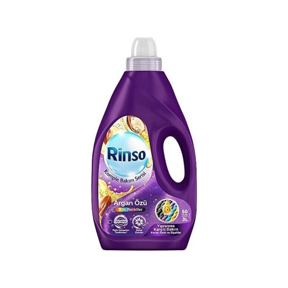 Rinso Argan Özü Renkliler için Sıvı Deterjan 50 Yıkama 3 lt ürün görseli 1