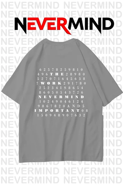 Oversize Unisex Tişört Grafik Baskılı, Rahat Kalıp ürün görseli 1