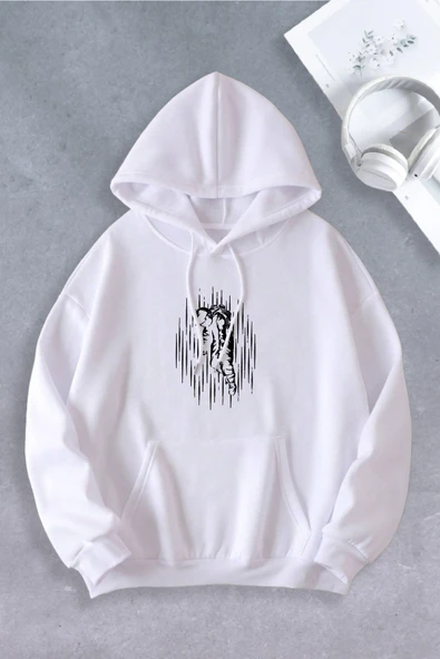 Unisex Kadın Erkek Astronot Modeli Oversize Sweatshirt ürün görseli 1