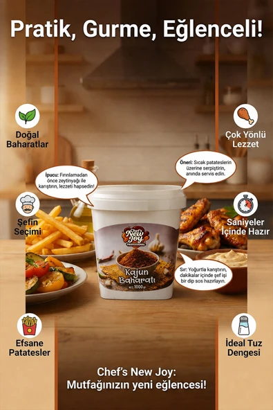 Kajun Baharatı 1000 gr Cajun Spice - Resim 2