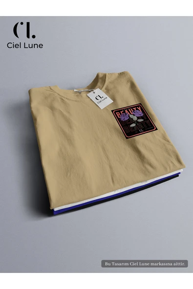 Nevermind Unisex BEAUTY Özel Tasarım - Oversize T-Shirt ürün görseli 1