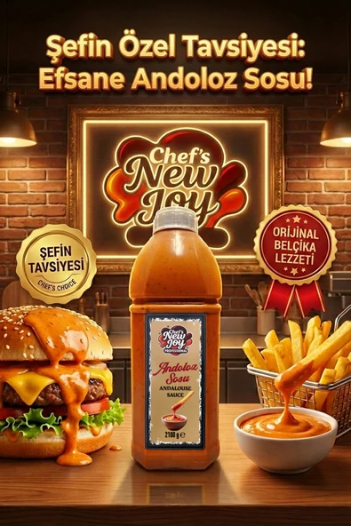 Andoloz Sosu 2100 gr Sauce Andalouse - Resim 2