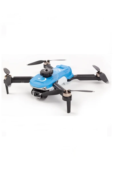 Yıldız İHA HEKİ SkyMaster Fırçasız Motor, Çift Kameralı Engel Sensörlü Hobi Dronu (Mavi,2 Bataryalı) ürün görseli 1