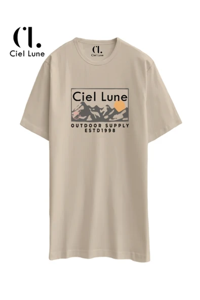 Nevermind Unisex Ciel Lune Oversize Tshirt - Resim 2