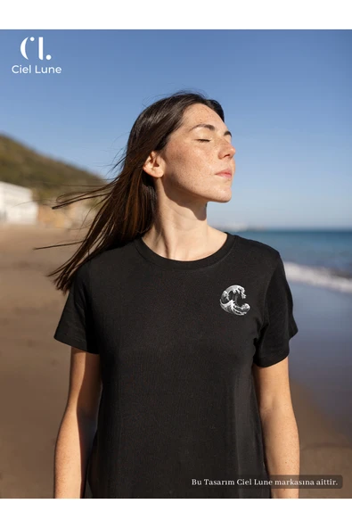 Nevermind Unisex Dark Vave Tasarım Oversize Tshirt ürün görseli 1
