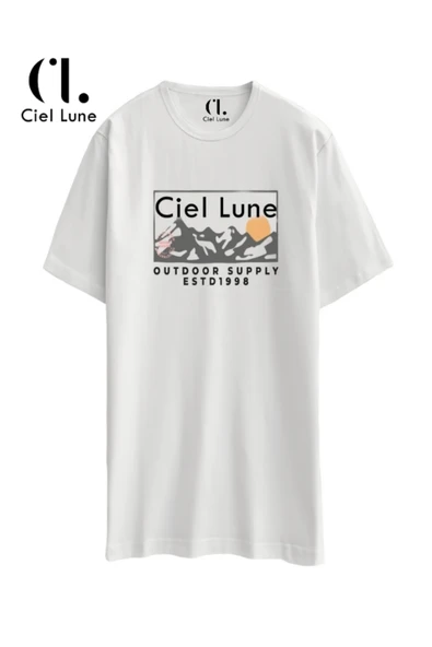 Nevermind Unisex Ciel Lune Oversize Tshirt ürün görseli 1