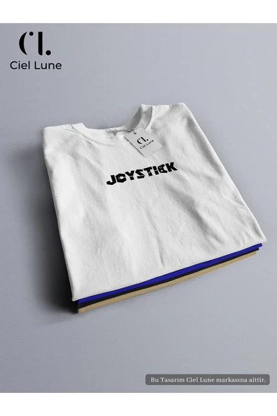 Nevermind Unisex Joystick Özel Tasarım - Oversize T-Shirt ürün görseli 1