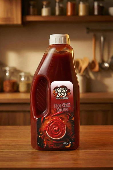 Hot Chili Sosu 2400 gr Acı Biber Sosu Hot Chili Sauce ürün görseli 1