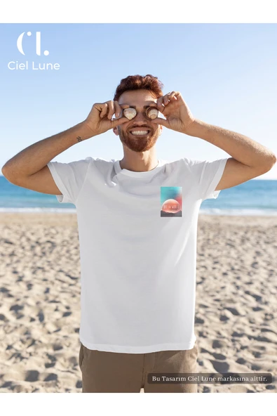 Unisex Kadın Erkek Dream World Baskılı Özel Tasarım Oversize T-shirt ürün görseli 1