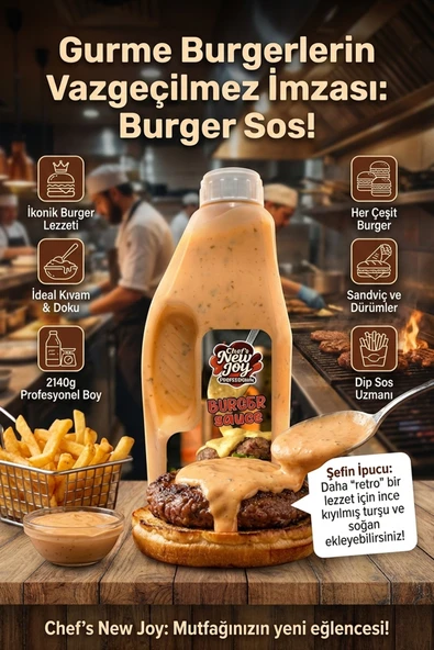 Burger Sos 2140 gr Burger Sauce - Resim 2