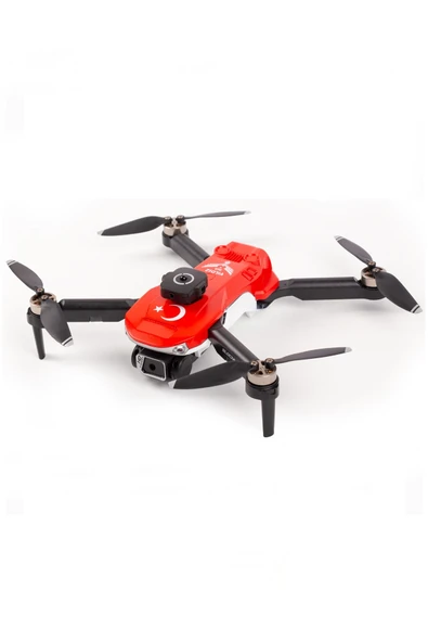 Yıldız İHA HEKİ SkyMaster Fırçasız Motor,Çift Kamera Engel Sensörlü Hobi Dronu (Kırmızı,3 Bataryalı) ürün görseli 1