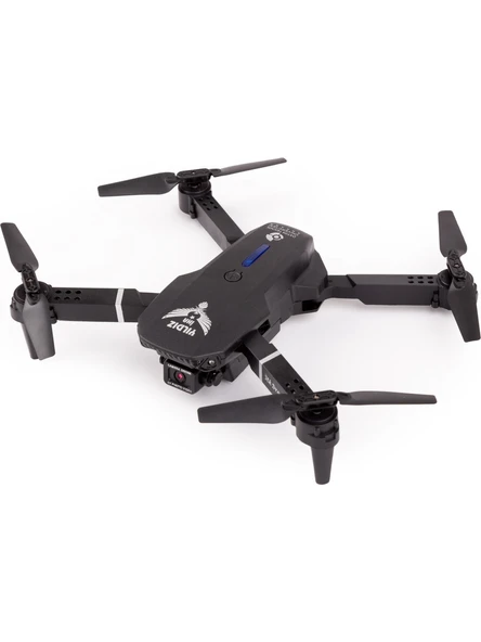 Yıldız İha İlk Dronum Katlanır Çift Kameralı Tek Tuş Iniş Kalkış Başlangıç Dronu (Siyah,2 Bataryalı) ürün görseli 1