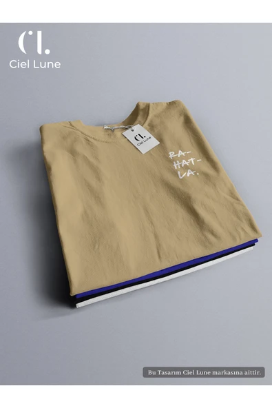 Nevermind Unisex Be Calm Özel Tasarım - Oversize T-Shirt ürün görseli 1