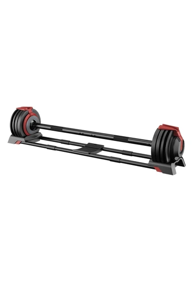 WALKE Premium Seri 24 Kg Birleştirilebilir Halter Seti Kettlebell Dambıl Seti 3 ın 1 ürün görseli 1
