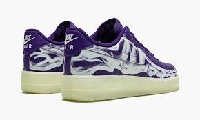Nike Air Force 1 07 Purple Skeleton - Resim 7