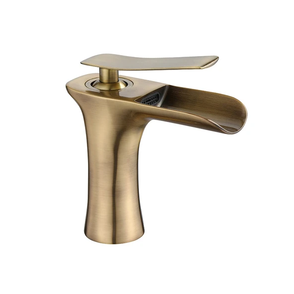 Antik Şelale Akışlı Lavabo Bataryası - Özel Seri (Kısa) ürün görseli 1