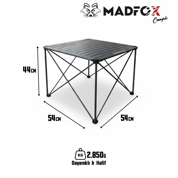Madfox Campix Katlanır Kamp Masası Küçük - Resim 5