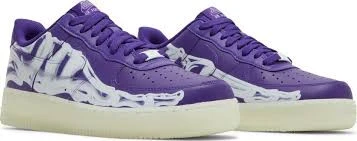 Nike Air Force 1 07 Purple Skeleton - Resim 5