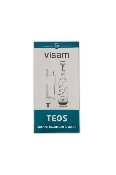 Teos Basmalı Klozet Rezervuar Iç Takım - Resim 7