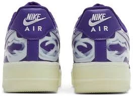 Nike Air Force 1 07 Purple Skeleton - Resim 8