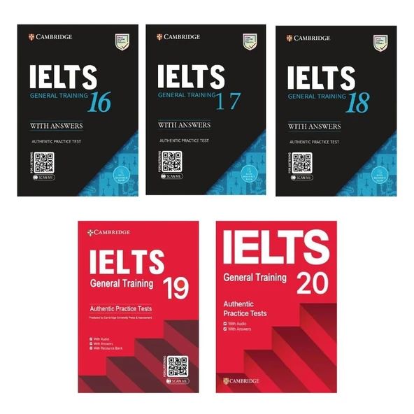 Cambridge Ielts General Training 16-17-18-19-20 with Audios ürün görseli 1