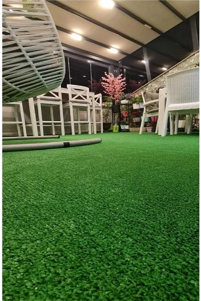 Dekoratif Suni Çim Halı 7 Mm EN 100 CM BOY 150 CM ürün görseli 1