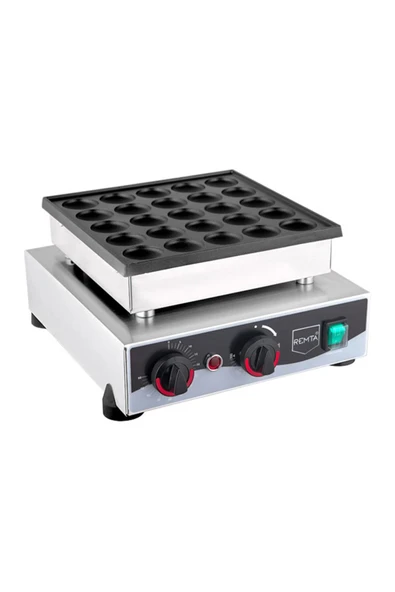 Remta Yuvarlak Bubble Waffle Makinesi-25'li Elektrikli-W26 ürün görseli 1