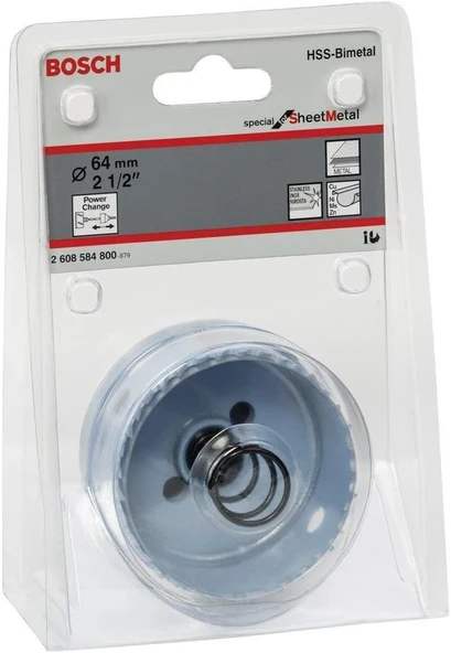 PC-PLUS SSM DELİK AÇMA TESTERESİ 64 MM ürün görseli 1