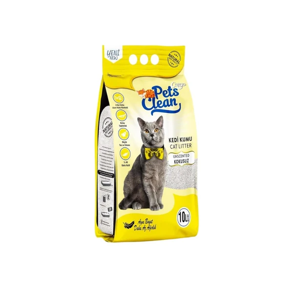 Pets Clean Kokusuz 10 lt Kedi Kumu ürün görseli 1