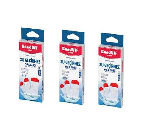 BANDUFF YARA BANDI SU GEÇİRMEZ 8Lİ X 3 PAKET ürün görseli 1