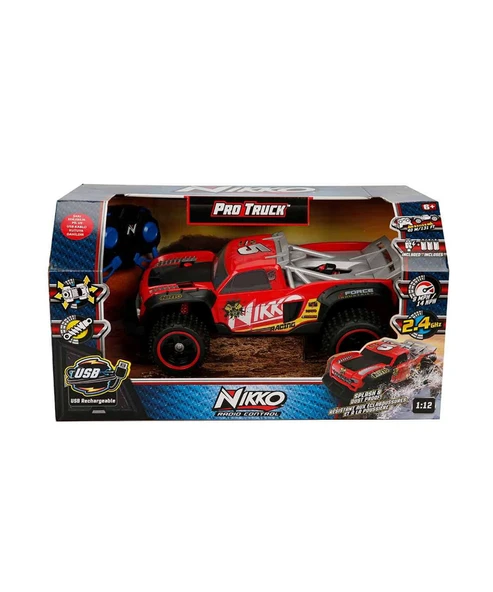 1:12 Nikko Pro Trucks RC Uzaktan Kumandalı Araba 00606 Kırmızı ürün görseli 1