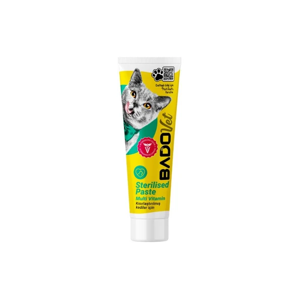 Bado Sterilised Paste Kısırlaştırılmış Kediler Için Multi Vitamin Paste 100 ml ürün görseli 1