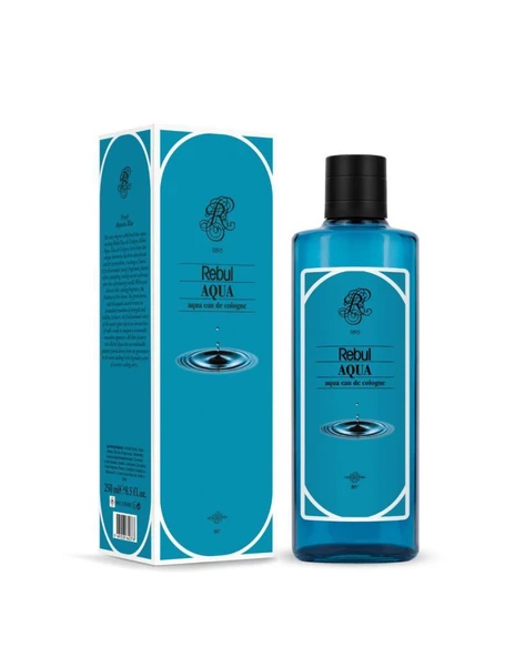 Rebul Aqua EDC Kolonya 250 ml Cam Şişe ürün görseli 1
