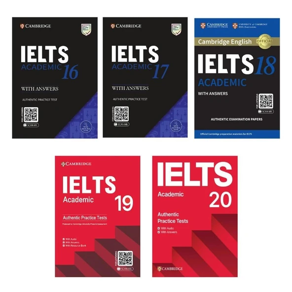 Cambridge Ielts Academic 16-17-18-19-20 with Audios ürün görseli 1
