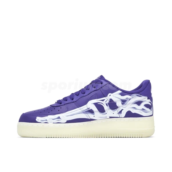 Nike Air Force 1 07 Purple Skeleton - Resim 2