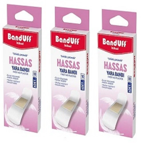 BANDUFF YARA BANDI  HASSAS 10LU X 3 PAKET ürün görseli 1