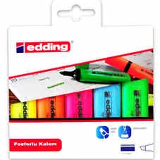Edding Fosforlu Kalem E-344 5 Li Poşet Ed344P599 ürün görseli 1