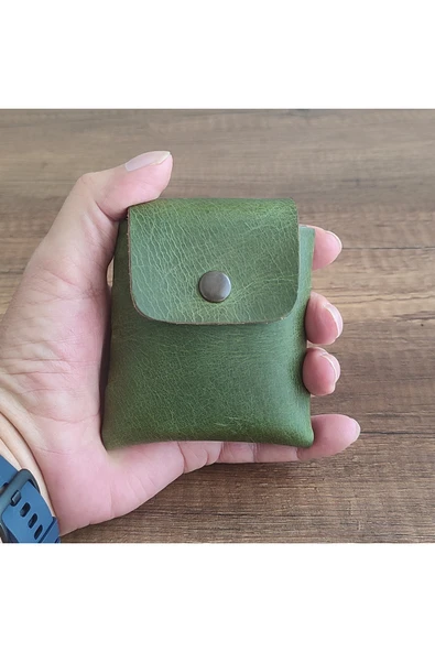 sumerianwallet Deri Sigara Kılıfı Yeşil 2 - Resim 4