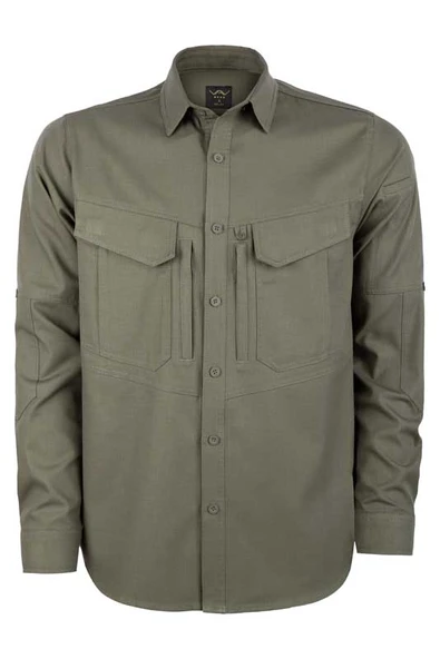 VAV Wear Outdoor Taktik Pamuklu Erkek Gömlek TACTEC01FX ürün görseli 1