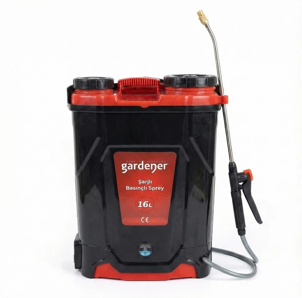 Gardener 165516 Şarjlı Bataryalı İlaçlama Sırt Pompası 16 Lt ürün görseli 1