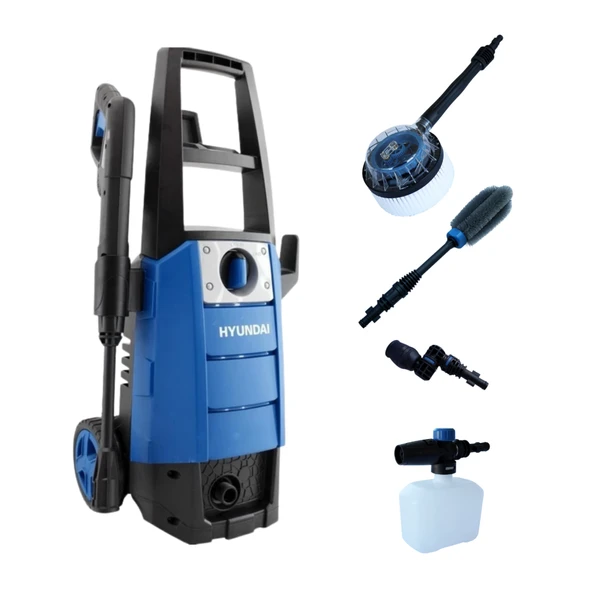 Hyundai HYB80CK Basınçlı Yıkama Makinesi 1500W 120 Bar CAR KIT 4’ü 1 Arada ürün görseli 1