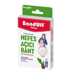 BANDUFF NEFES AÇICI BANT 5,9CMX5CM  PAKET İÇİ 6 ADET ürün görseli 1