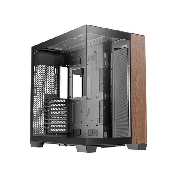 ANTEC C8 WOOD Temperli Camlı Type-C x1 Dual Chamber Full Tower E-ATX Gaming Kasa ürün görseli 1